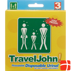 Traveljohn Einweg Urinal Unisex 3 Stück