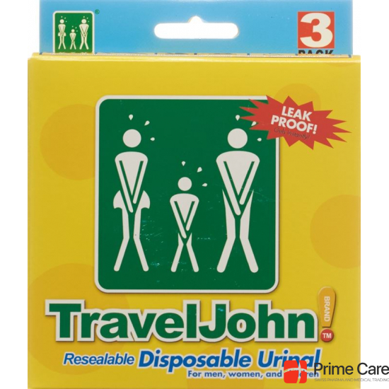 Traveljohn Einweg Urinal Unisex 3 Stück buy online