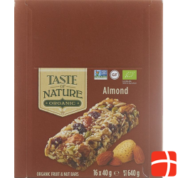 Taste Of Nature Riegel California Almond 16x 40g