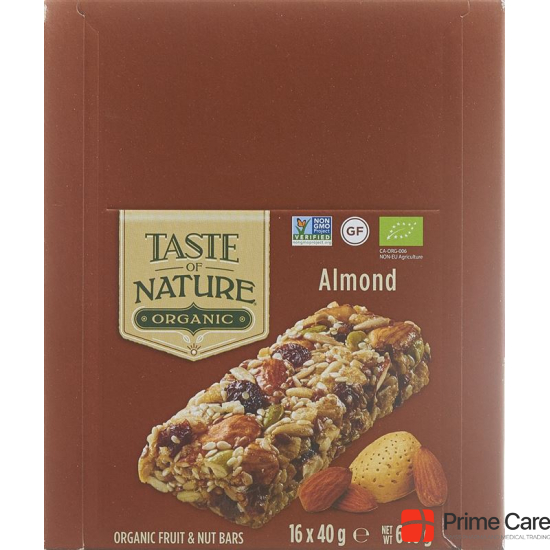 Taste Of Nature Riegel California Almond 16x 40g buy online