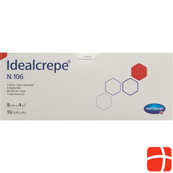 Idealcrepe N106 Elastische Binde 4mx8cm 10 Stück