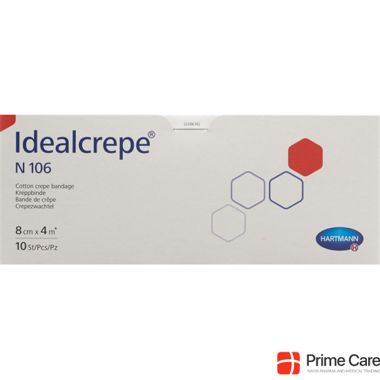 Idealcrepe N106 Elastische Binde 4mx8cm 10 Stück buy online