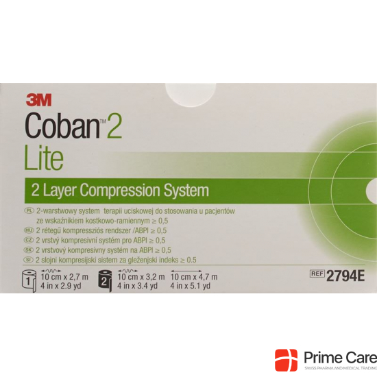 3M Coban2 Lite 2-lagen Kompressions-System 1 Set buy online