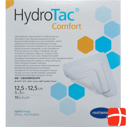 Hydrotac Comfort Wundverband 12.5x12.5cm Steril 10 Stück