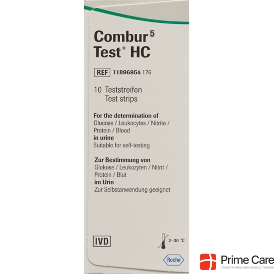 Combur 5 Test strips HC 10 pcs