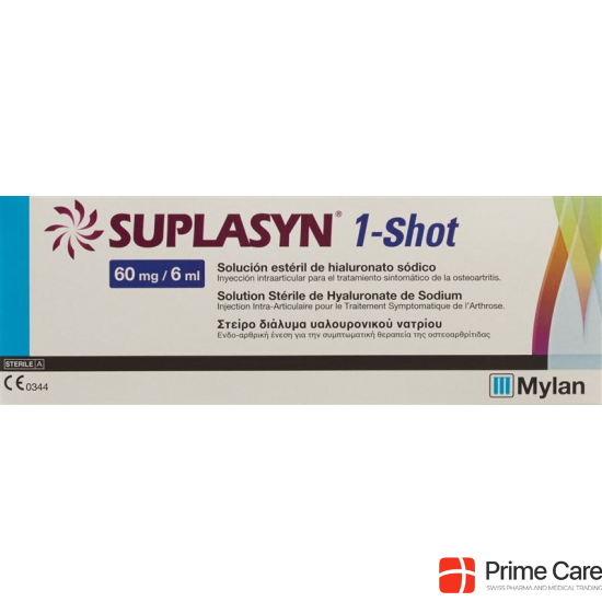Suplasyn 1 Shot Injektionslösung 60mg/6ml Fertigspritze buy online