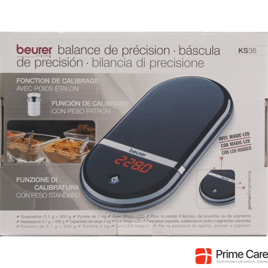 Beurer kitchen scale 0.1gr Digital Ks 36 buy online