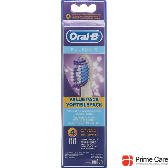 Oral-b Aufsteckbürsten Pulsonic Clean 4 Stück buy online