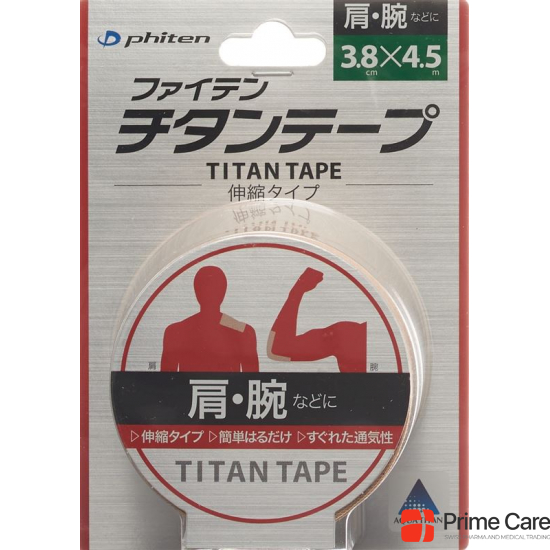 Phiten Aqua Titan Tape Rolle 38 mm x 4.5 m elastisch buy online