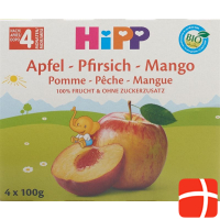 Hipp Frucht Pause Apfel-pfirsich-mango 4x 100g