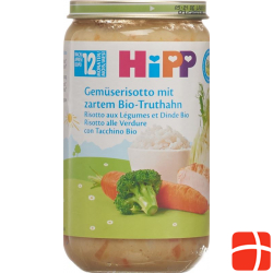 Hipp Gemüserisotto mit Zartem Truthahn Glas 250g