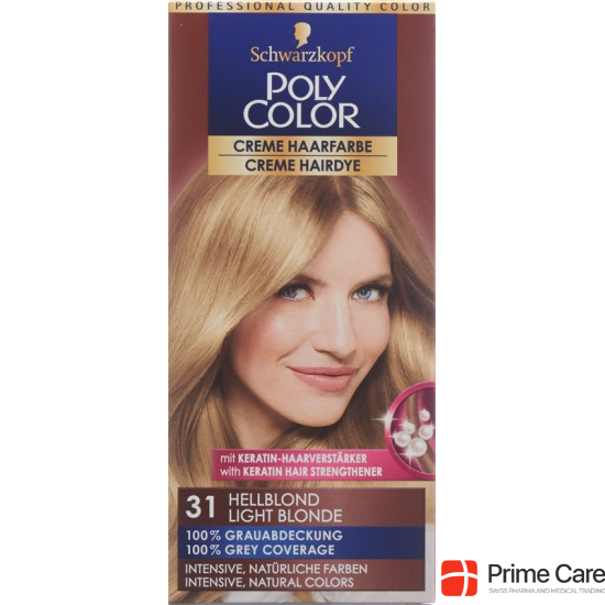 Polycolor Creme Haarfarbe 31 Hellblond 90ml buy online