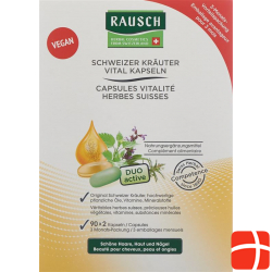 Rausch Kräuter Vital Kapseln 3 Monats-Packung