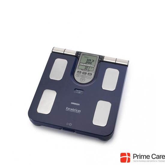 Omron Bf511 Body Fat Monitor with Scale Blue buy online