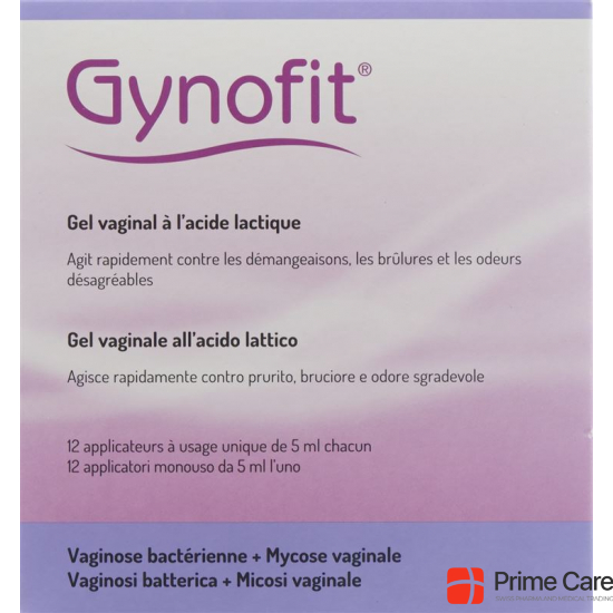 Gynofit Milchsäure Vaginalgel 12x 5ml buy online