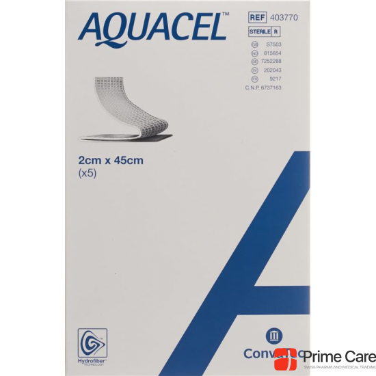 Aquacel Hydrofiber Tamponaden 2x45cm 5 Beutel buy online