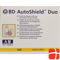 BD Autoshield Tm Duo Sicher-pen-nadel 8mm 100 Stück
