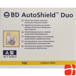 BD Autoshield Tm Duo Sicher-pen-nadel 8mm 100 Stück