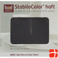 Bort Stabilo Color Bandage 6cmx5m Cohesive Black