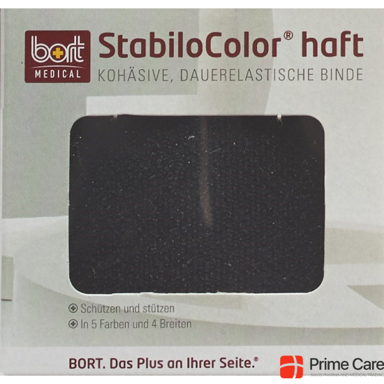 Bort Stabilo Color Bandage 6cmx5m Cohesive Black buy online