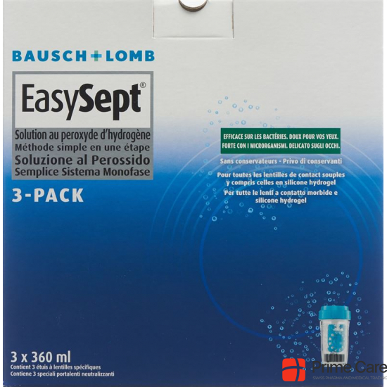 Bausch & Lomb Easysept Multipack 3x 360ml buy online