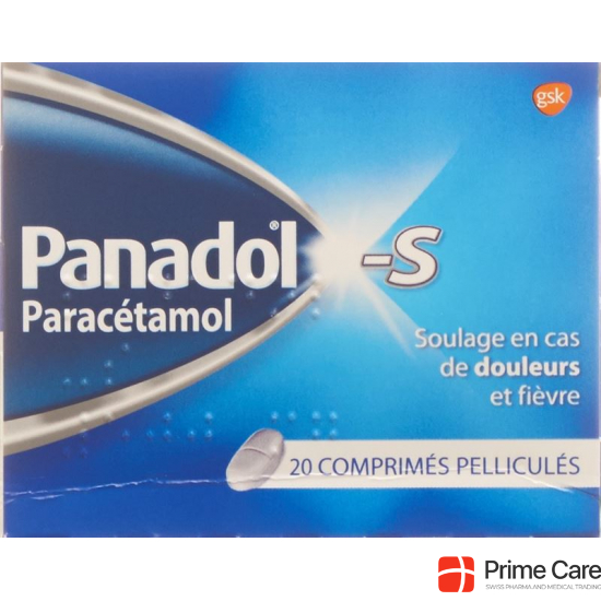 Panadol S 500mg 20 Filmtabletten buy online