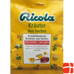 Ricola Kräuter Bonbons ohne Zucker Beutel 125g