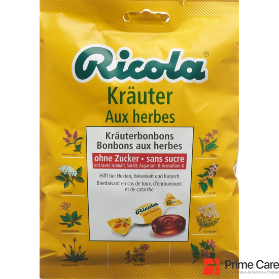 Ricola Kräuter Bonbons ohne Zucker Beutel 125g buy online