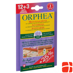 Orphea Mottenschutzblaett Lavendelduft 12+3stk Akt