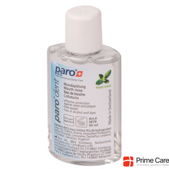 Paro Dent Dentalspülung M Aminfluorid Mini 30ml buy online