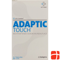 Let’s Comfort Adaptic Touch Silikon-Wundauflage 5cmx7.6cm 10 Stück