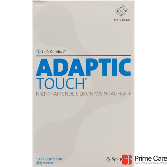 Let’s Comfort Adaptic Touch Silikon-Wundauflage 5cmx7.6cm 10 Stück buy online