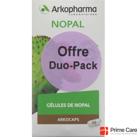 Arkocaps Nopalkaktus Kapseln Duo 2x 45 Stück buy online
