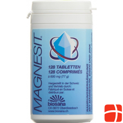 Magnesit Mineralsalz Tabletten Konzentriert Dose 128 Stück