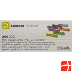 Mylife Lancets Einweglanzetten Multicolor 200 Stück