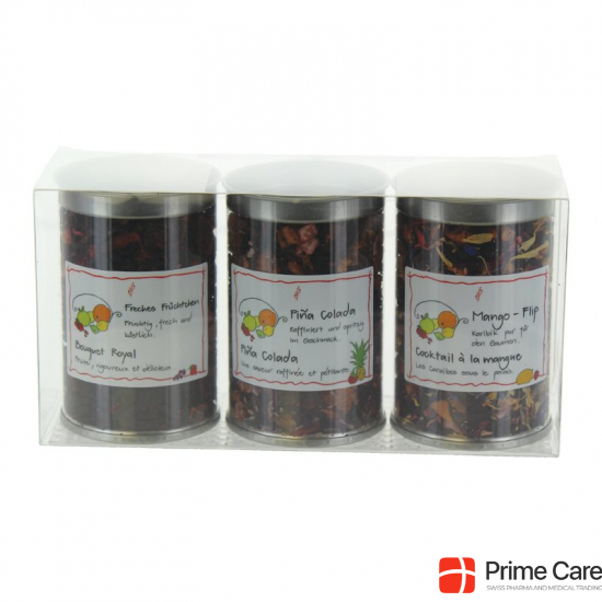 Herboristeria set of 3 tea tins fruit tea buy online
