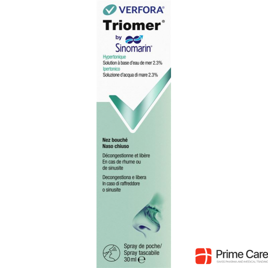 Triomer Nasenspray Sinomarin Hypertonisch 30ml buy online