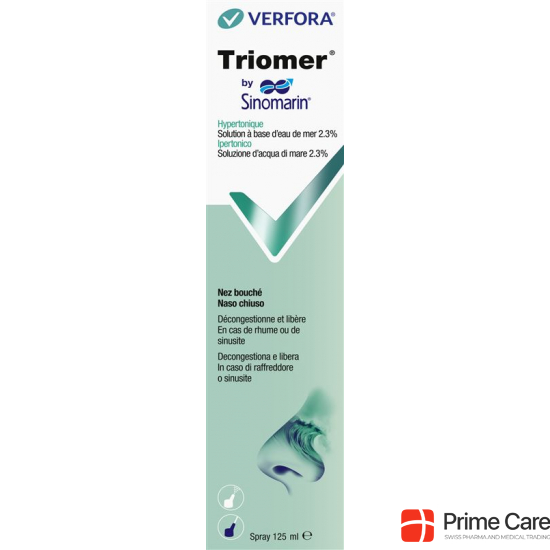 Triomer Nasenspray Sinomarin Hypertonisch 125ml buy online