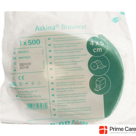 Askina Brauncel Zellstofftupfer 500 Stück buy online