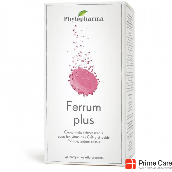 Phytopharma Ferrum Plus Brausetabletten 40 Stück buy online