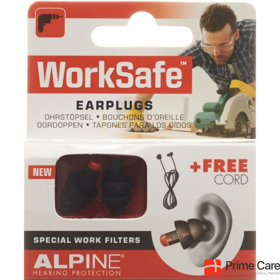 Alpine Worksafe earplugs 1 pair buy online