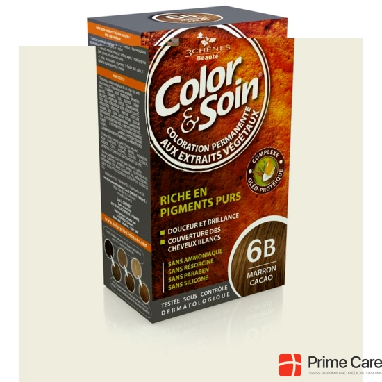 Color Et Soin Coloration Marron Cacao 6b 135ml buy online