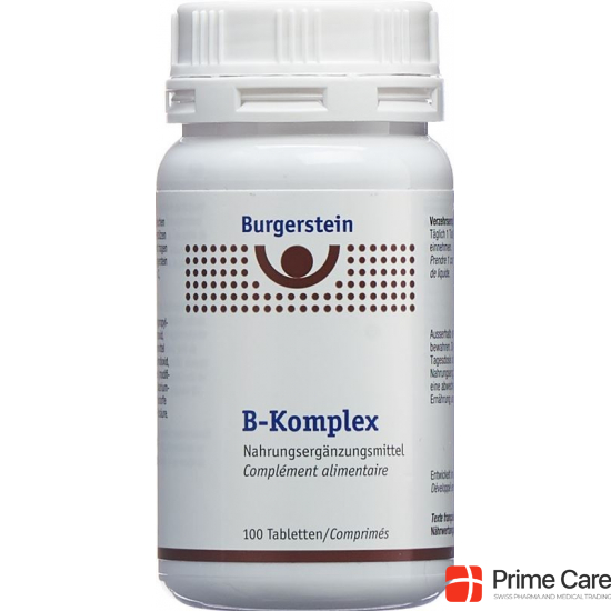 Burgerstein B-Komplex tablets 100 pieces buy online