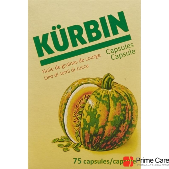 Kuerbin Cucurbita Kürbiskernöl Kapseln 75 Stück buy online