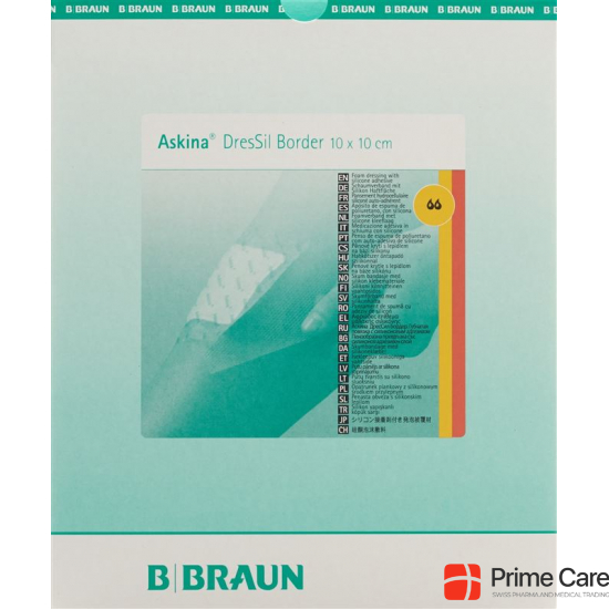 Askina DresSil Border Schaumstoffverband 10x10cm 10 Stück buy online