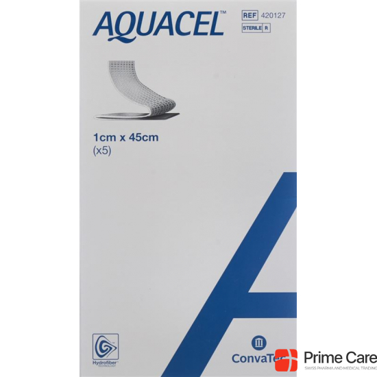 Aquacel Hydrofiber Tamponade 1x45cm Stark Fasern 5 Stück buy online