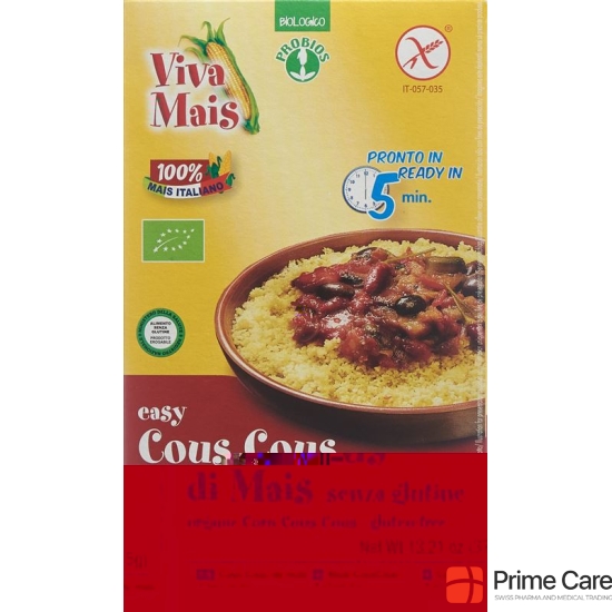 Probios Couscous Mais Glutenfrei Bio 375g buy online