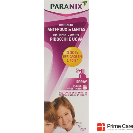 Paranix Anti Kopfläuse und Nissen Spray Kamm 100ml buy online