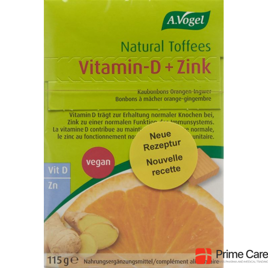 Natural Energy Toffees Ingwer-Orange 115g buy online