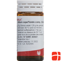 Wala Allium Cepa/tendo Comp Globuli Flasche 20g